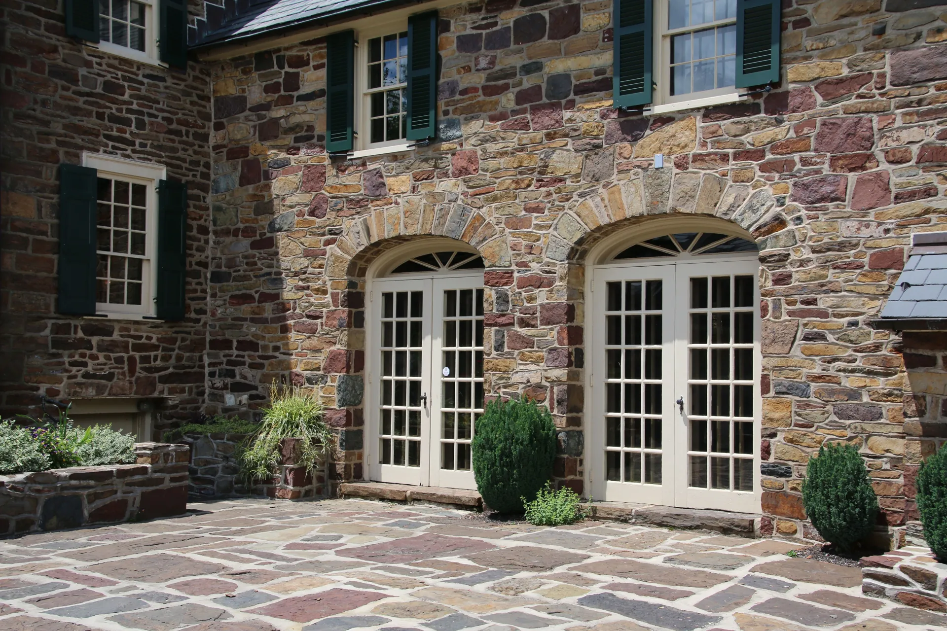 Natural stone house with terrace